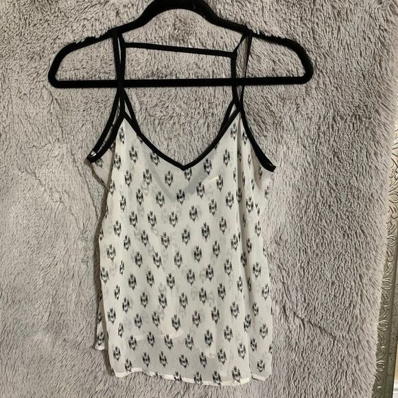 XS sheer printed tank - Picture 1 of 2